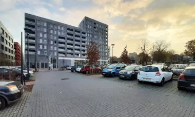 Le parc de stationnement Coeur Courrouze à Rennes